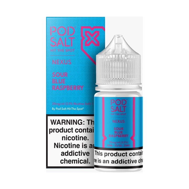 Pod Salt Sour Blue Raspberry Salt Likit 25mg Nikotin