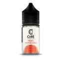 Dinner Lady Core Tropic Mango Chill Salt Likit, Siyah Kapaklı Şeffaf Şişe.