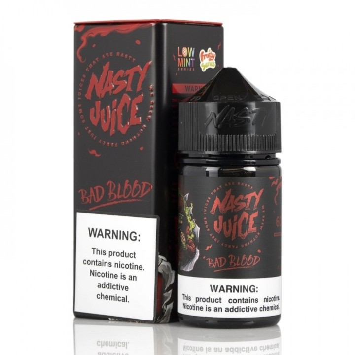 Nasty Juice Bad Blood E Likit, Siyah Kutulu, Nikotin Uyarılı