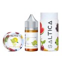 Saltica Lemon Lime Salt Likit 50mg şişe ve kutu ambalajı