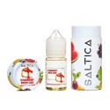Saltica Strawberry Cheese Cake Salt Likit 50 mg şişe ve kutu seti.