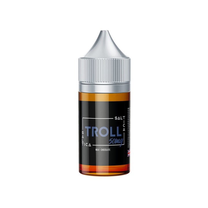 Saltica Troll Salt Likit 50mg Milk Chocolate elektronik sigara likiti