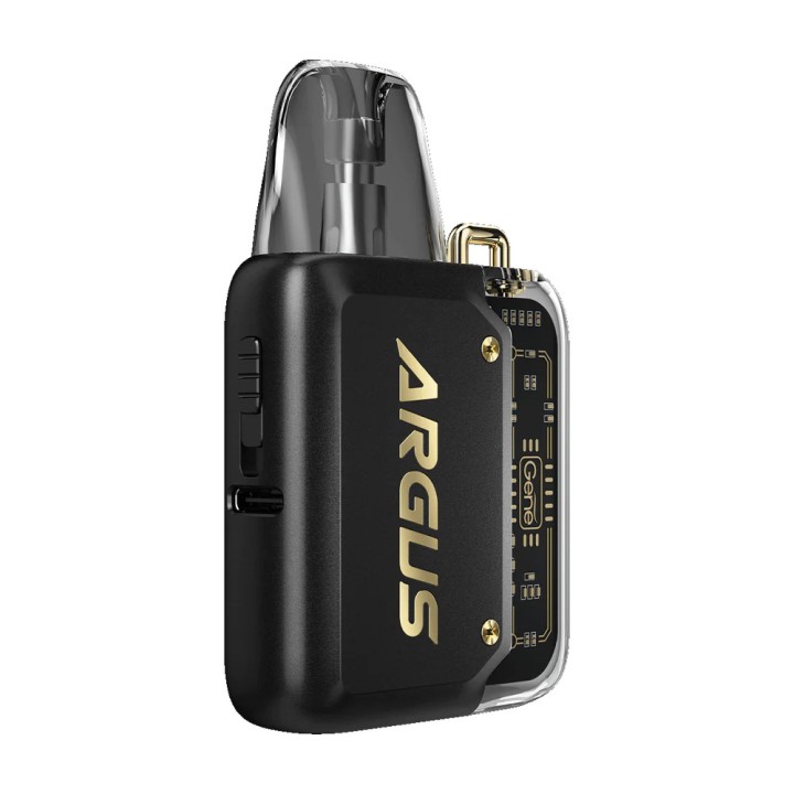 Voopoo Argus P1 Pod Mod Siyah, Şeffaf Tasarım, MTL Elektronik Sigara
