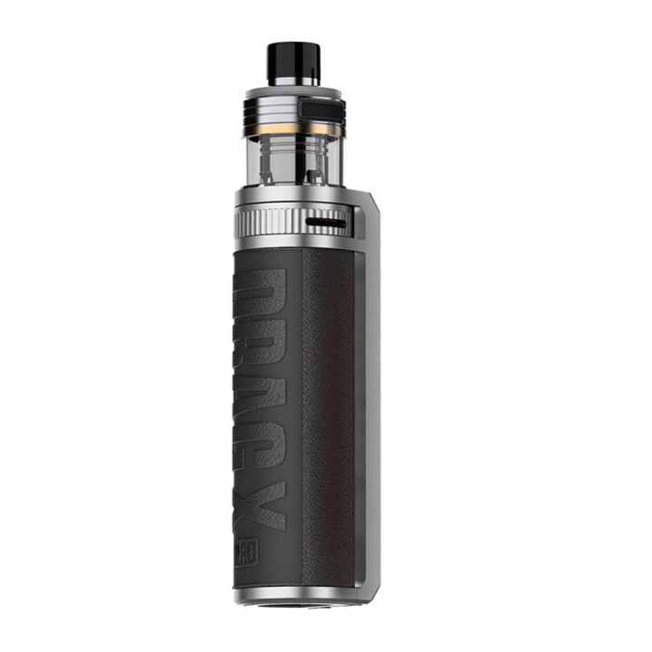Voopoo Drag X Pro Pod Mod, Gri Metal ve Siyah Deri Kaplama
