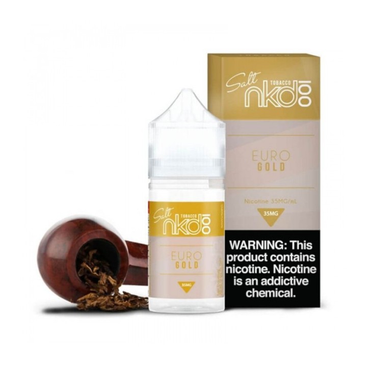 Naked Euro Gold Salt Likit 35MG Tütün Aromalı Sigara Likiti