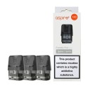 Aspire Favostix 3'lü Kartuş Paketi, 1.0Ω, 2.0ml, Şeffaf Siyah
