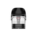 Vaporesso Luxe Q Kartuş yedek pod, şeffaf gövde ve siyah üst.