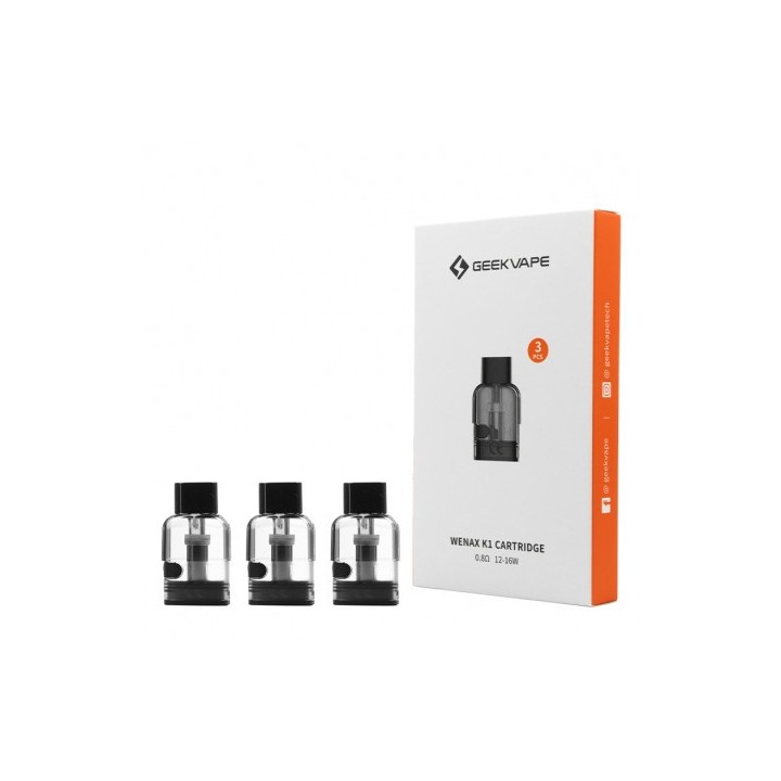 GeekVape Wenax K1 Kartuş 0.8ohm (3 Adet)