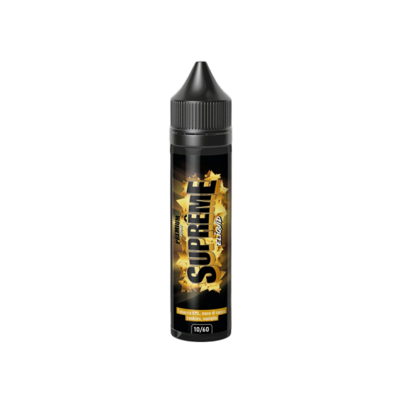 E liquid France Supreme E Likit, Siyah Şişe, Premium Tütün Aromalı