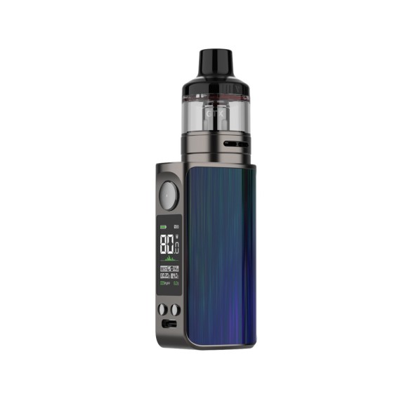 Vaporesso Luxe 80 Pod Mod mavi renkli, dijital ekranlı elektronik sigara.
