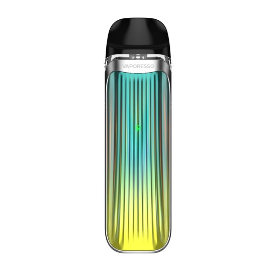 Vaporesso LUXE QS Pod Mod gökkuşağı renkli, şık elektronik sigara cihazı.