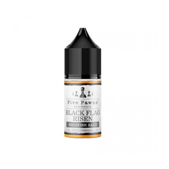 Five Pawns Black Flag Risen Salt Likit, Siyah Kapaklı Nikotin Tuzu E-Likit