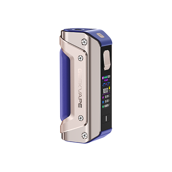 GeekVape Aegis Solo 3 Mod Pod Mavi Gümüş Dayanıklı Elektronik Sigara