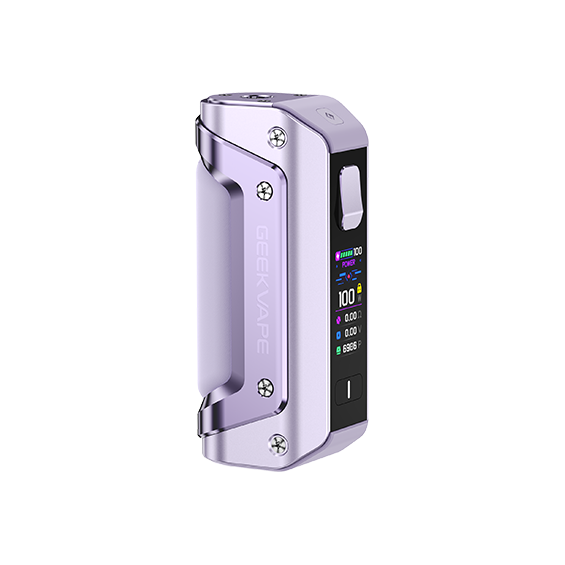 GeekVape Aegis Solo 3 Mod Pod Mor renkli, dayanıklı elektronik sigara mod gövdesi.