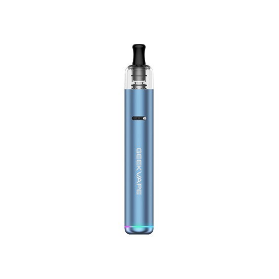 GeekVape Wenax S3 Evo Pod Mod mavi, ince ve şık elektronik sigara.