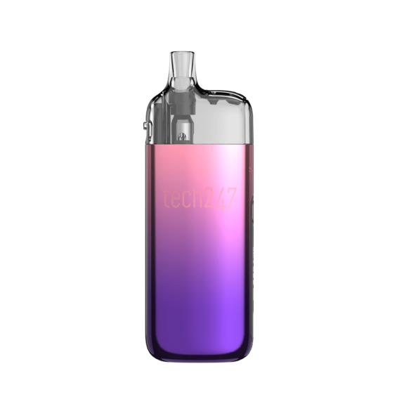 Smok Tech247 Pod Mod pembe mor gradyan renkli vape elektronik sigara.