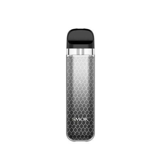 SMOK Novo 2X Pod Mod, gümüş balıksırtı desenli, kompakt elektronik sigara.