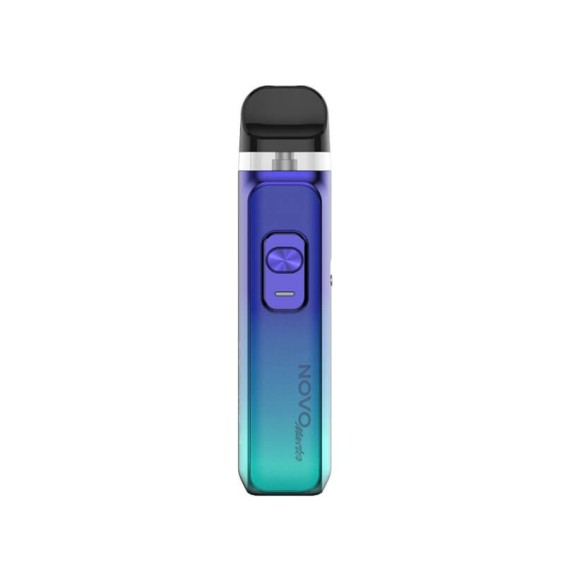 Smok NOVO Master Pod Mod mavi-yeşil degrade renkli, ayarlanabilir watt modlu elektronik sigara.