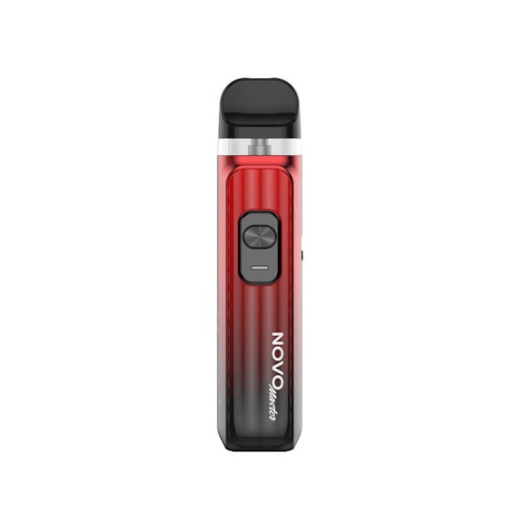Smok NOVO Master Pod Mod kırmızı renkli, düğmeli, şık elektronik sigara.