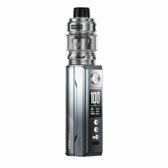 Voopoo Drag M100S Pod Mod Gümüş Gri Elektronik Sigara