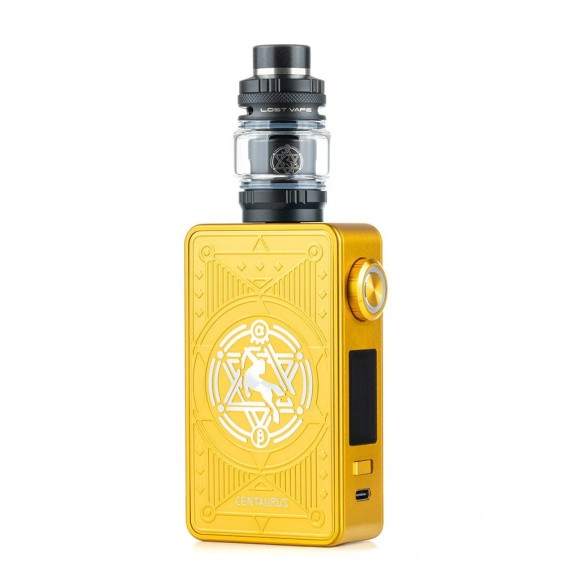 Lost Vape Centaurus M200 Pod Mod altın renkli, şık ve detaylı tasarım.