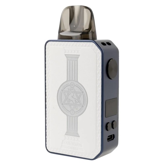 Lost Vape Centaurus E40 Max Pod Mod Beyaz/Mavi, şık tasarım.