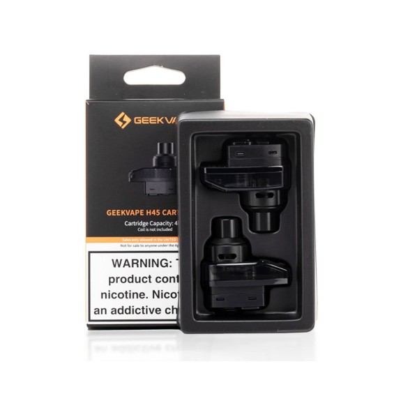GeekVape H45 Kartuş (2'li Paket), Siyah