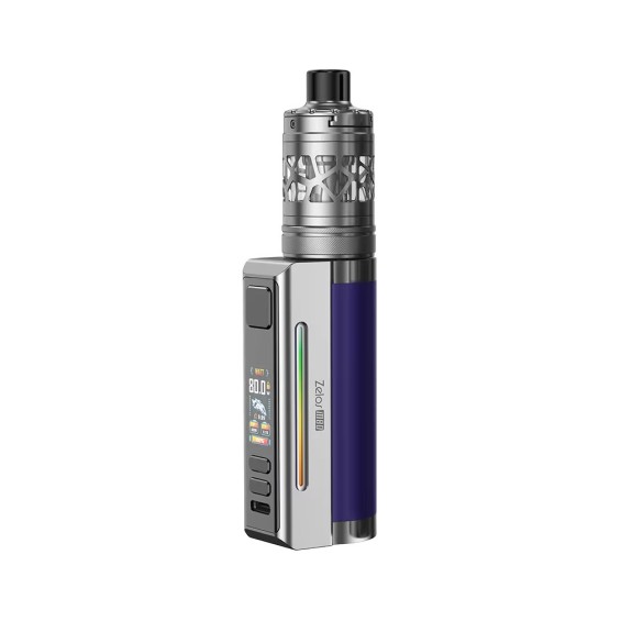Aspire Zelos M80 Pod Mod Gümüş Mavi, 80W elektronik sigara.