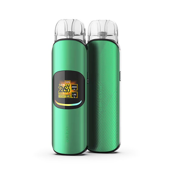 Aspire Pixo Neo Pod Mod yeşil, dijital ekranlı kompakt elektronik sigara
