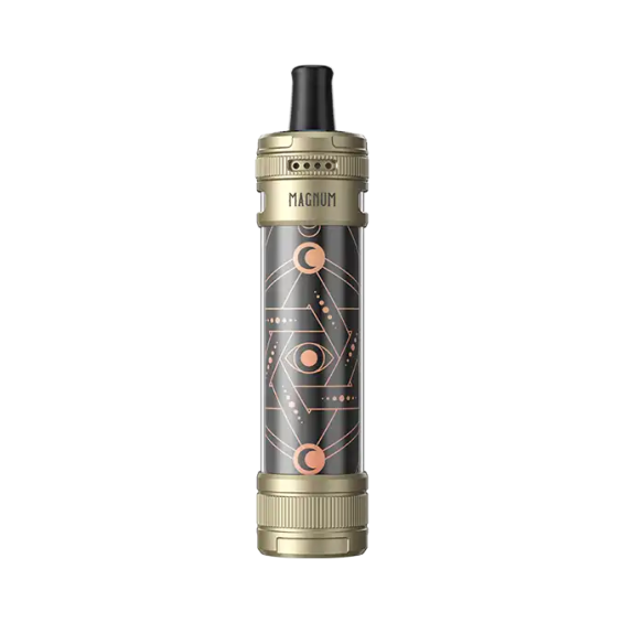 Aspire Magnum Pod Mod altın detaylı, mistik desenli siyah elektronik sigara