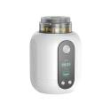 Beyaz Aspire Proteus Mini E Hookah, dijital ekranlı kompakt elektronik nargile.