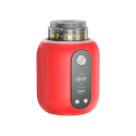 Kırmızı Aspire Proteus Mini E Hookah, dijital ekranlı kompakt elektronik nargile.