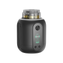 Aspire Proteus Mini E Hookah siyah, dijital ekranlı kompakt elektronik nargile.