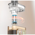 Aspire Cloudflask X Pod Mod Coil Değiştirme Detayı Şeffaf Kartuş