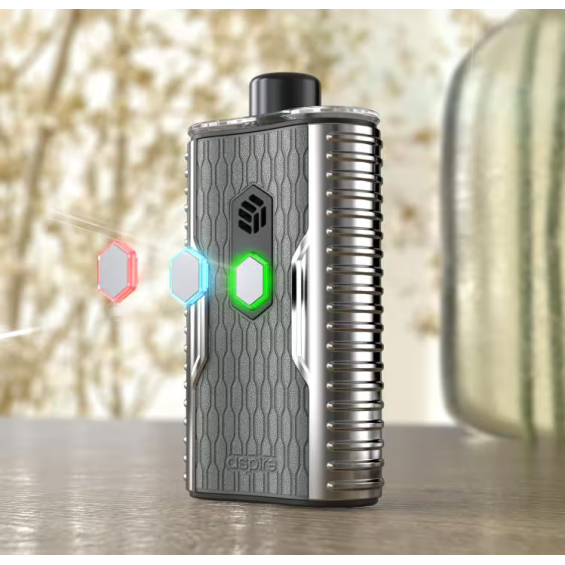 Aspire Cloudflask III Pod Mod Gümüş Gri, Işıklı Göstergeli Metalik Vaping Cihazı
