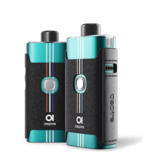 Aspire Cloudflask S Pod Mod Turkuaz Siyah Şeritli Stil Vape Cihazı