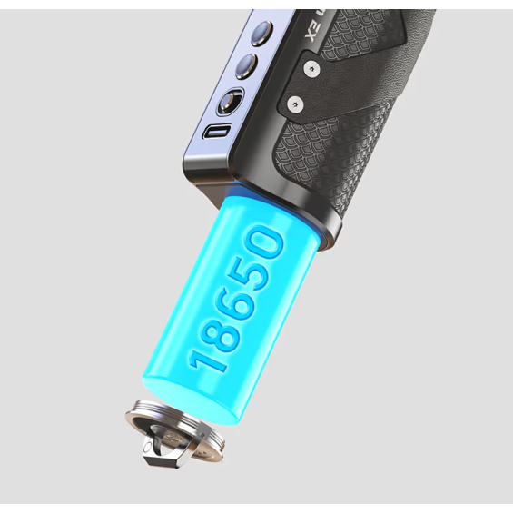 Aspire Huracan EX Pod Mod 18650 pil yuvası detaylı görünüm.