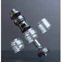 Aspire Huracan LX Pod Mod parça görselleri, demontaj, siyah renkli tank.