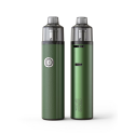 Aspire BP Stik Pod Mod yeşil renk, iki farklı gövde dokusu gösterimi.