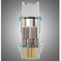 Aspire PockeX Pod Mod Coil Kesit Görünümü, İç Yapı Şeması