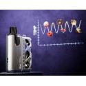 SXmini PureMax Q Pod Mod gümüş renkli, şık tasarımlı, tatlı aromalı vape cihazı.