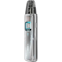 Voopoo Argus Matrix Pod Mod gümüş şeffaf renkli, dijital ekranlı elektronik sigara.