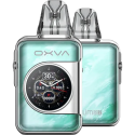 OXVA Xlim SQ Pro Pod Mod Mavi, renkli ekranlı kompakt elektronik sigara.