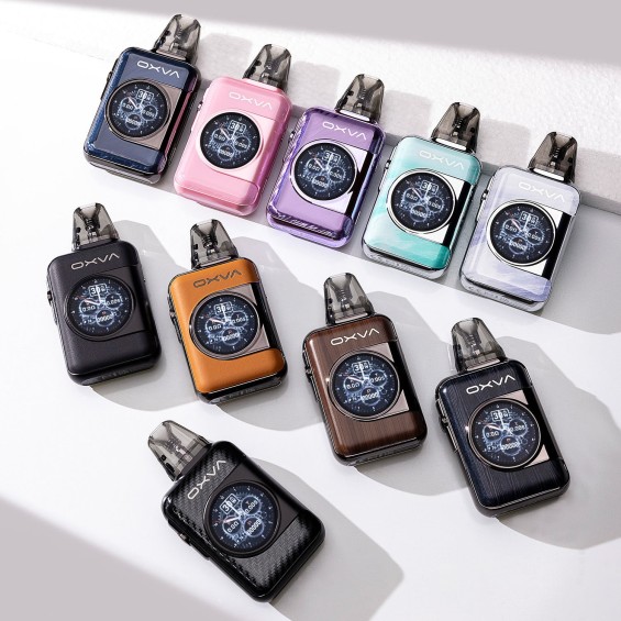 OXVA Xlim SQ Pro Pod Mod renk seçenekleri, dijital ekranlı pod sistem.