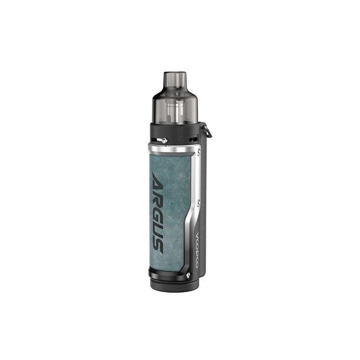 Voopoo Argus Pro Pod Mod Elektronik Sigara - Mavi Deri Kaplama
