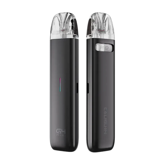 Uwell Caliburn G4 Mini Pod Mod Siyah, kompakt ve şık elektronik sigara.