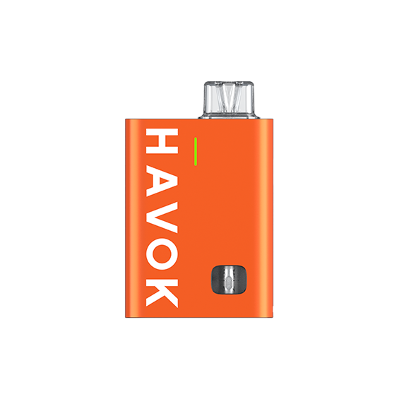 Uwell Havok R Pod Mod turuncu, kompakt elektronik sigara cihazı.