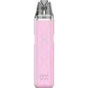 OXVA Xlim Go Pod Mod pembe, elmas desenli gövde, şeffaf kartuş.