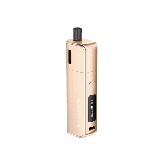 GeekVape Soul Pod Mod altın rengi, kompakt dijital ekranlı elektronik sigara