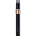 Uwell Caliburn Whirl F Pod Mod siyah gövde ve bakır desenli halka